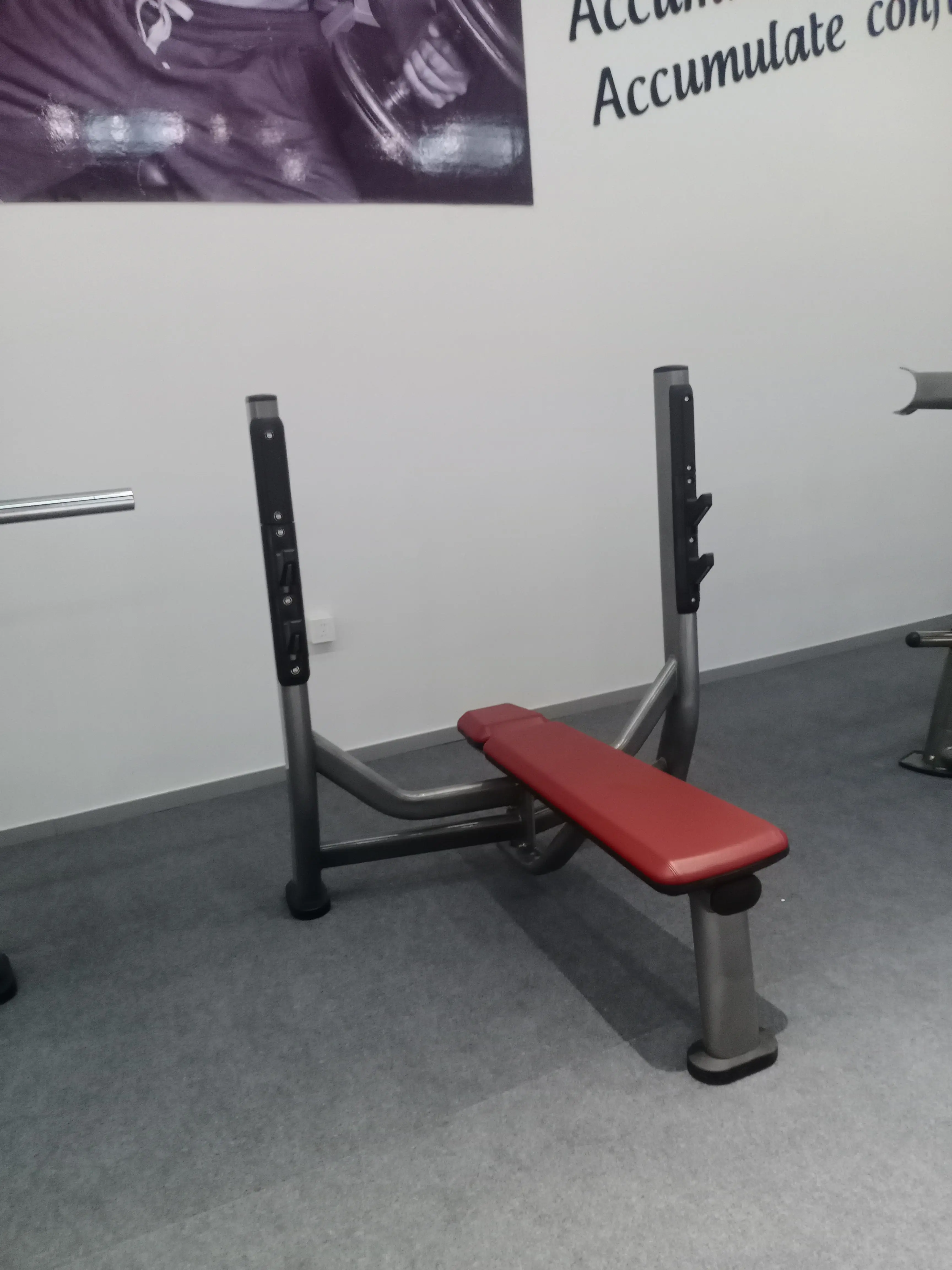 Commercial Flat Bench Press - Heavy  Barbell Chest Workout Stool - ISO/CE Certified - Model CBD55