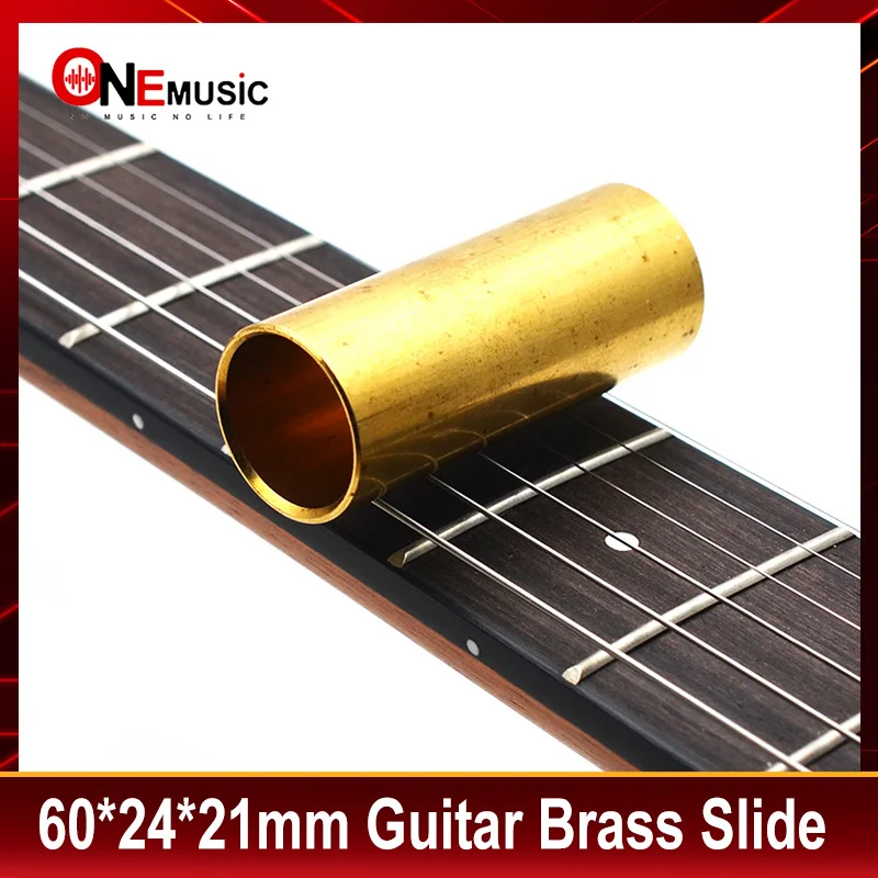 Guitar Brass Slides Knuckle Brass Guitar Slide Medium Wall 60*24*21 Guitar Parts