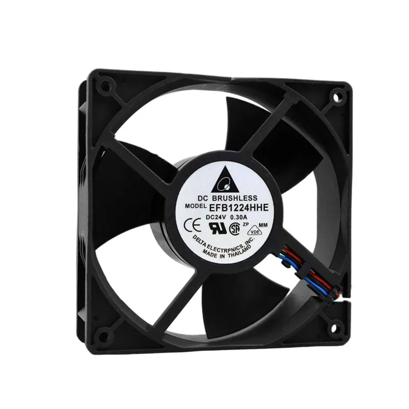

NEW ORIGINAL EFB1224HHE 24V 0 30A 12038 120*120*38mm 12cm COOLING FAN RADIATOR