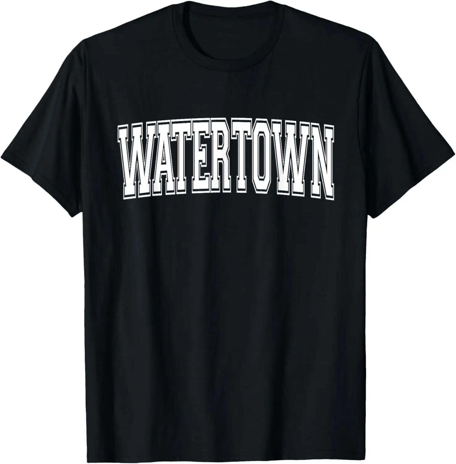 

WATERTOWN NY NEW YORK USA Винтажная спортивная футболка в университетском стиле