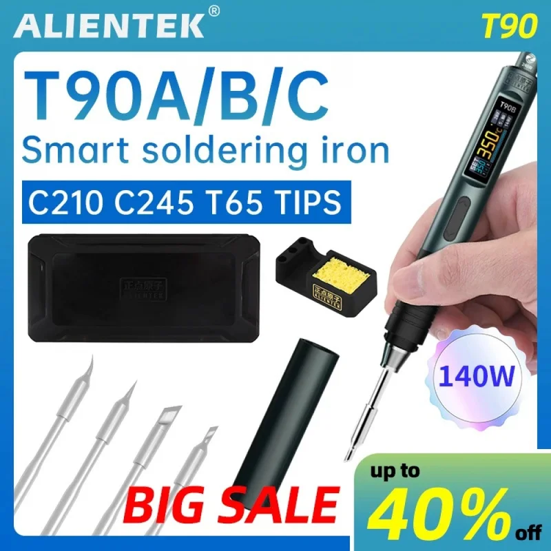 T90B Soldering Iron T245/T210/T65 Series Optional T80 New Version Adjustable Temperature Welding Solder
