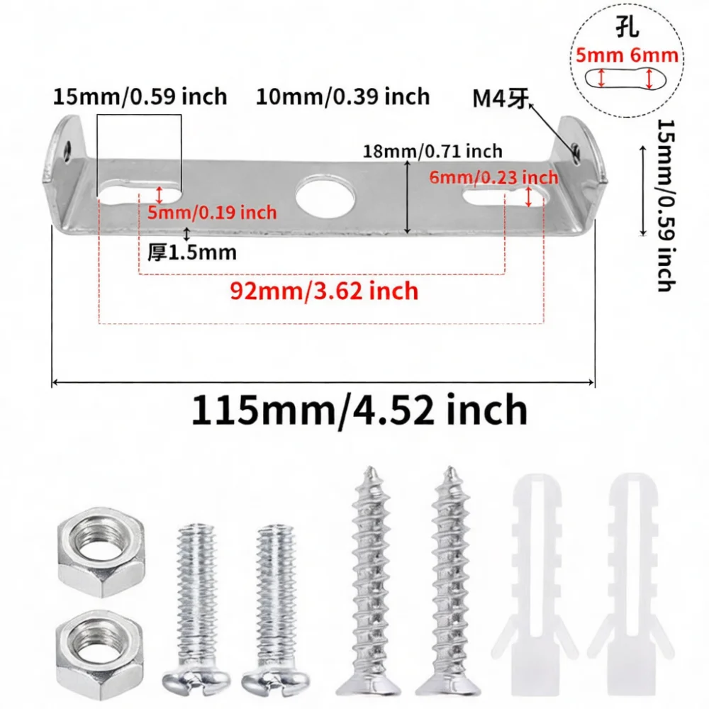 Ceiling Fan Lamp Mounting Bracket Metal Hanging Plate Stable Holder For Pendant Light Chandelier Home Improvement Repair