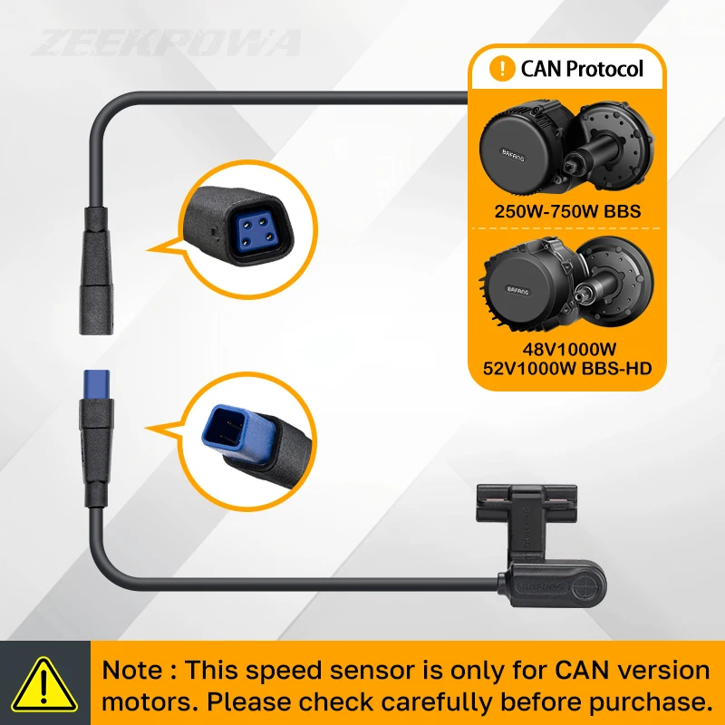 Bafang  E-Bike Speed Sensor Kit CAN Version for BBS01 BBS02 BBSHD 250W-1000W Mid-Drive Motor Conversion image 3