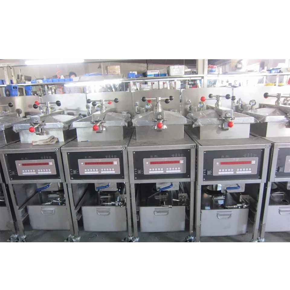 Chicken Fryer Machines Commercial Pressure Fryer 4 Heads Henny Penny Pressure Fryer 8000 Mcdonalds Kitchen Equipment