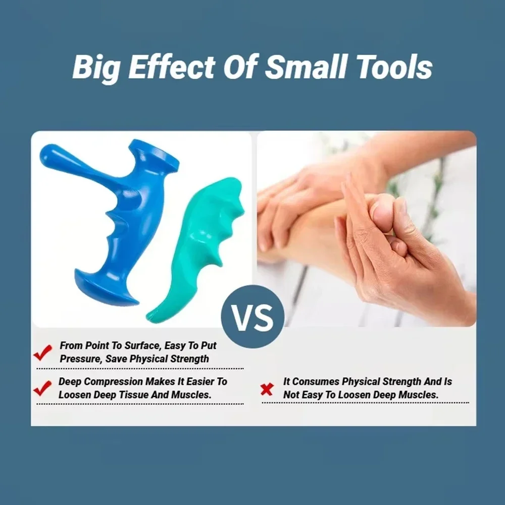 

Acupressure Massage Sticks - Handheld Plastic Therapy Tools for Deep Tissue Relief, Thumb & Finger Pressure Applicators