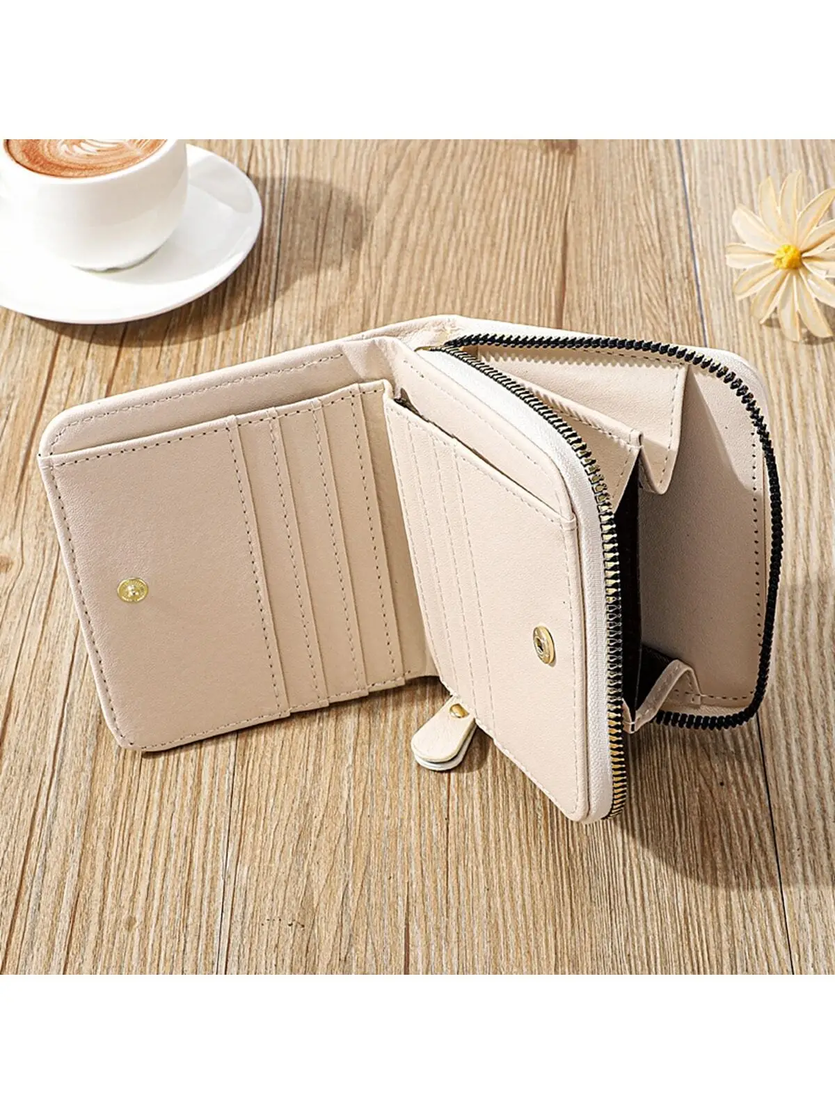 

Wallets Money Bag Card Holder Pocket Purse Cute Fashion Geometric Patchwork Portable Money Cash White-Collar Workers For Female