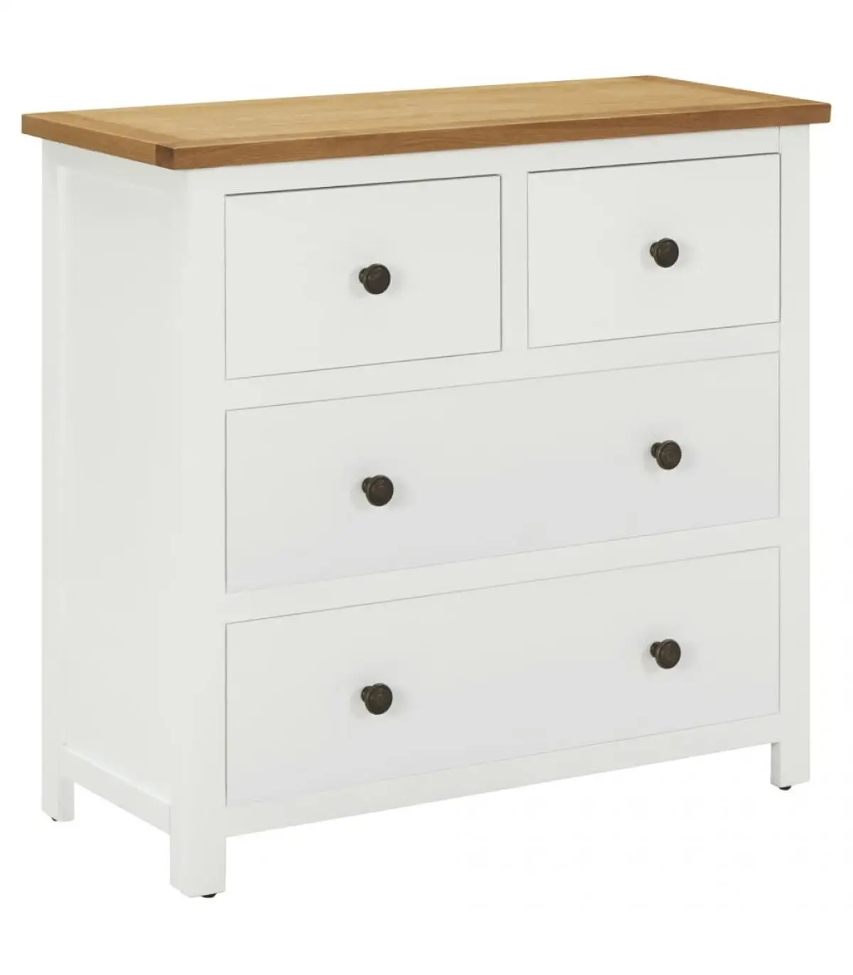 Solid oak wood drawers 80x35x75 cm