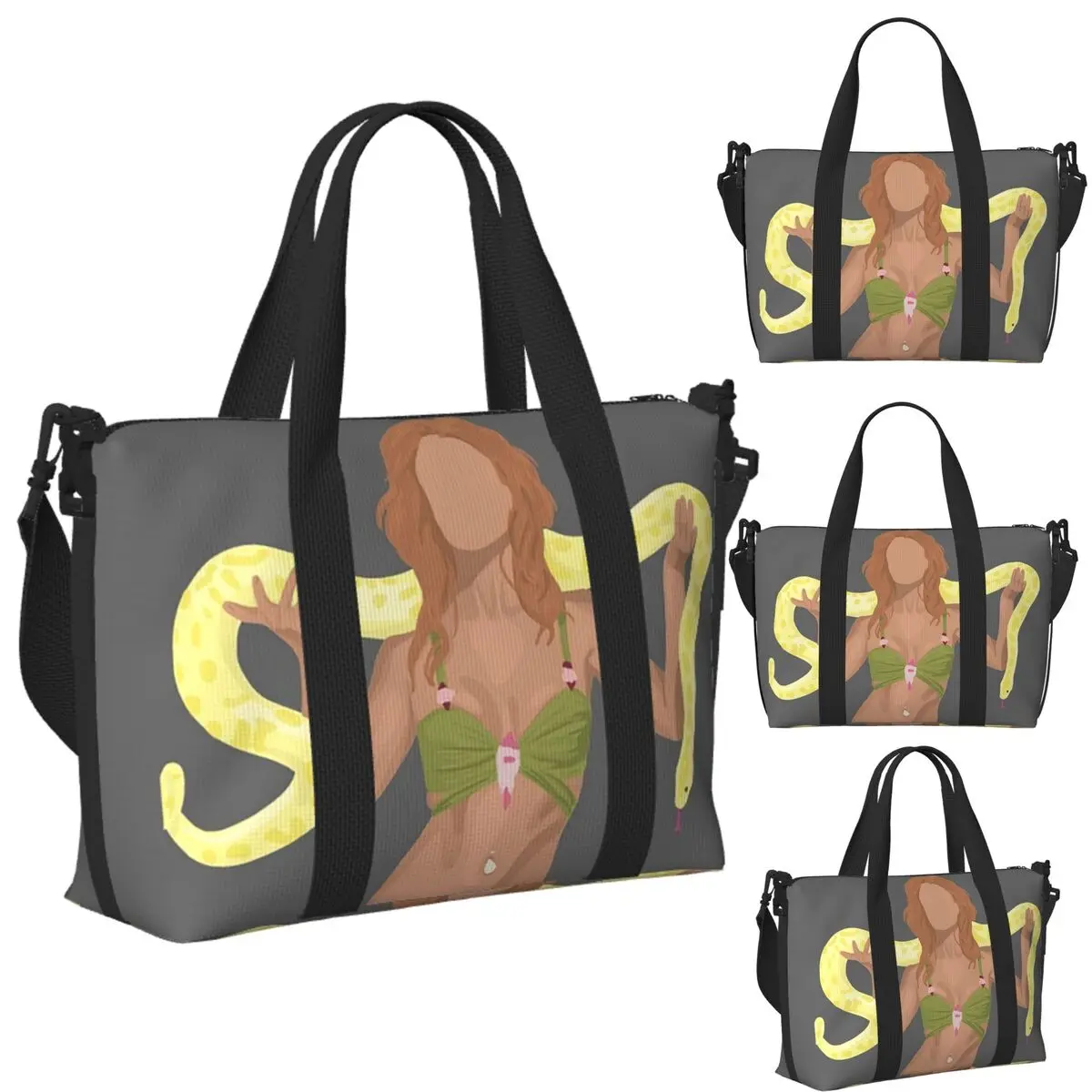 

Пляжная дорожная сумка Бритни Спирс на заказ, большая вместительная сумка-тоут для спортзала, спортивная женская дорожная сумка для покупок