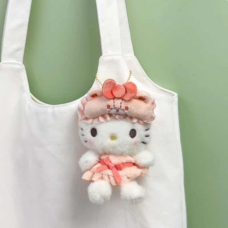 귀여운 안대 잠옷 시리즈 일본 스타일 헬로키티 쿠로미 멜로디 시나모롤 봉제 인형 키체인 패키지