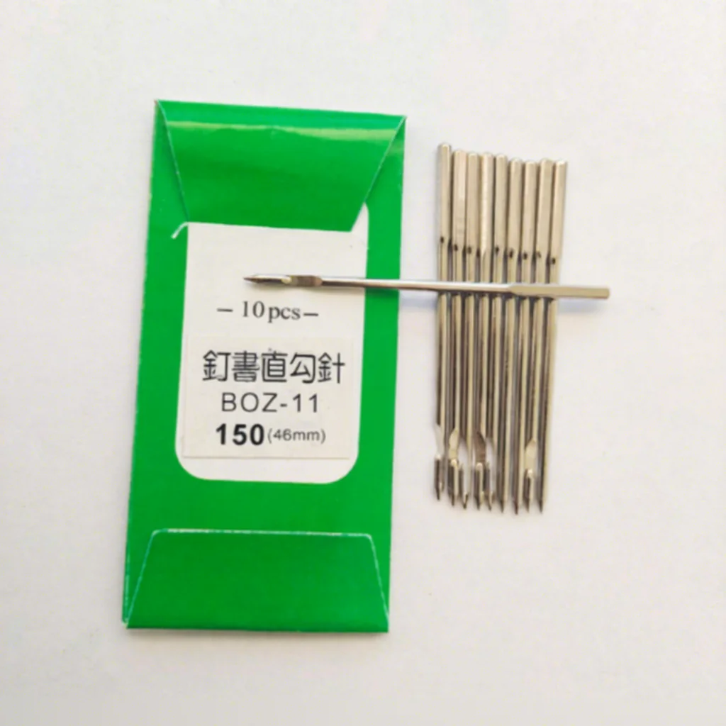 

Printing Machinery Parts Bookbinding Sewing Puncher Needle for Offset Printing Replacement Spare Hook Needle BOZ-11 #150 L=46mm