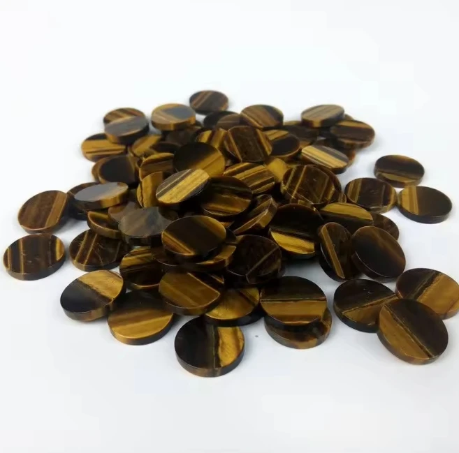 

3 Pcs Tiger Eye Stone Key Button Covers for Trumpet Pocket Cornet Brass Instrument Replacement Part