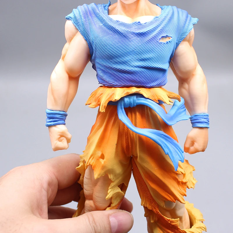 Figuras de acción de Dragon Ball Z, Son Goku, Anime, DBZ, Super Saiyan, Manga, juguetes, modelo de PVC, adorno, regalo para niños, 29cm