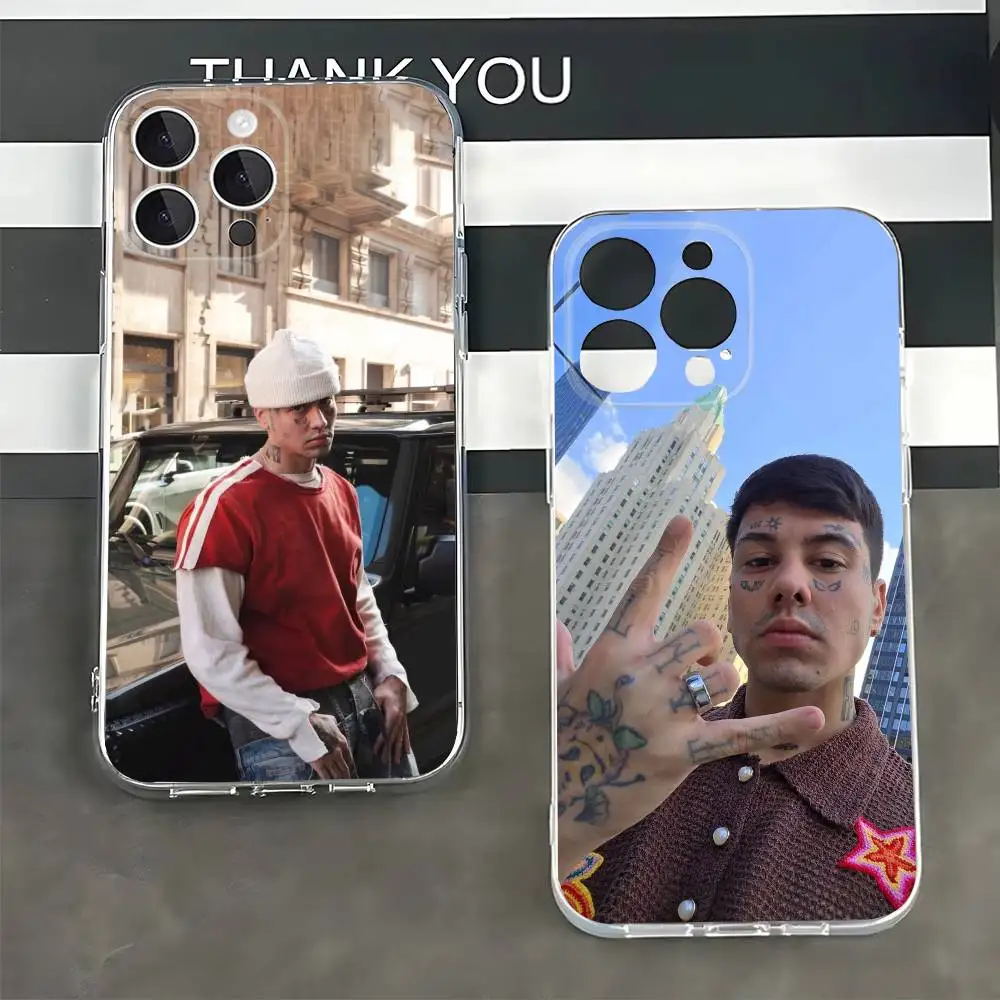 Fashion Rapper DUKI Silicone Soft Phone Cover for iPhone 7,8,11,12,13,14,15,16,17,Pro Max,Plus,X,XR,XS Max,SE,12 mini