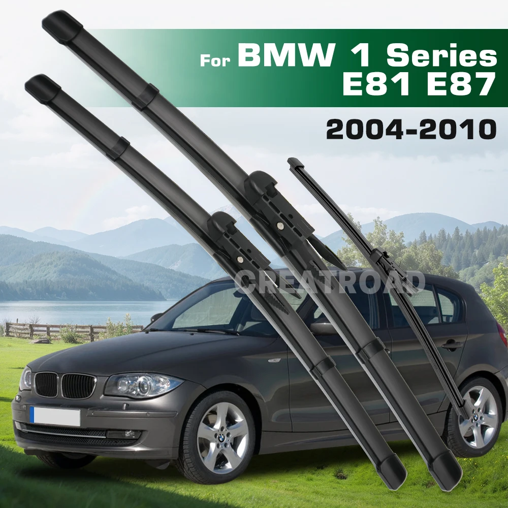 

Набор щеток стеклоочистителя GREATROAD с левым и правым рулем для BMW 1 серии E81 E87 2004-2010 Щетки для лобового стекла и окон