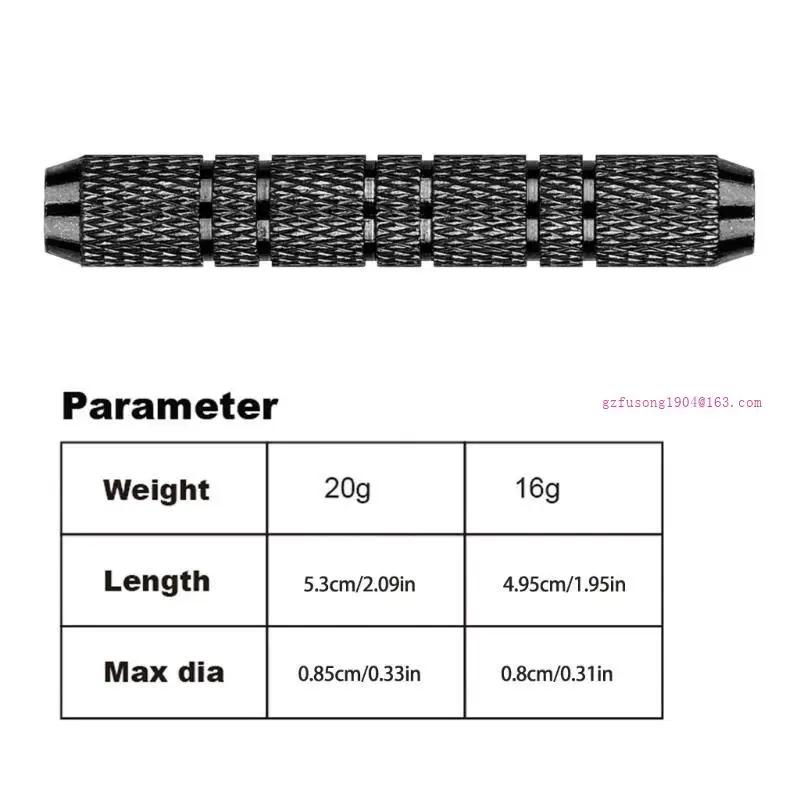 3pcs براميل السهام الإلكترونية الاحترافية لقيلفة ناعمة السهام والصلب d5qd
