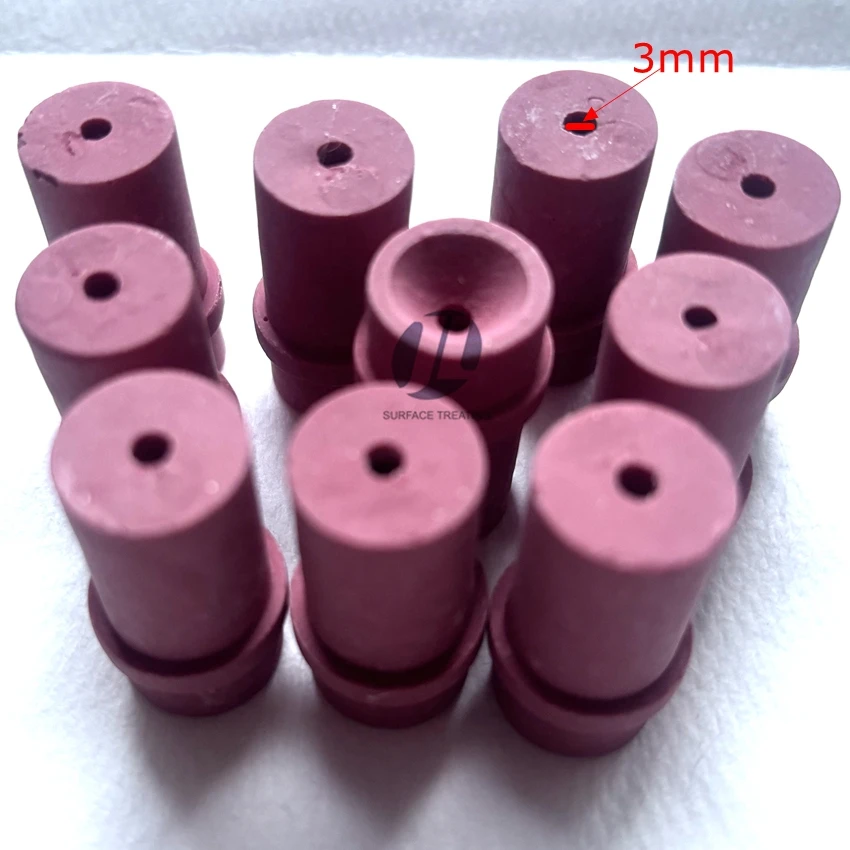 20-Pack Ceramic Sandblaster Nozzles – Siphon Type, 6mm Bore – Durable & Wear-Resistant For Industrial Use