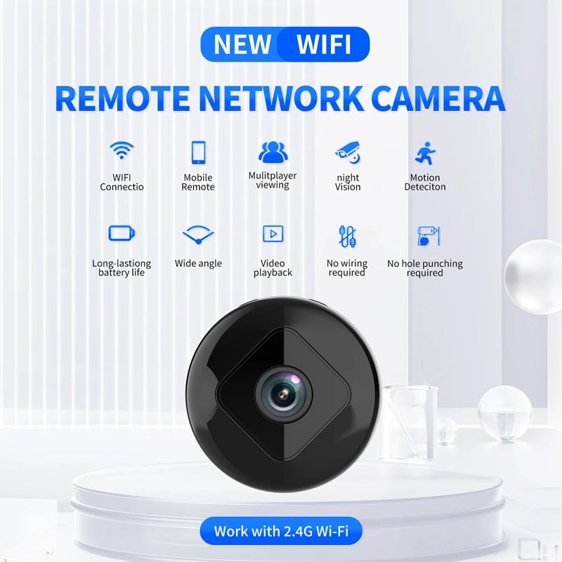 Popular Mini Camera Private Model Wireless Network 1080P Camera HD High-Definition Wifi Sports DV Home