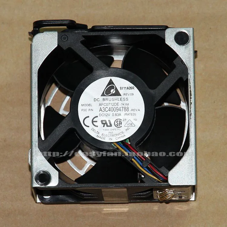 

NEW DELTA 7038 AFC0712DE-7K1M double ball bearing 4lines PWM high air volume A3C40094788 cooling fan