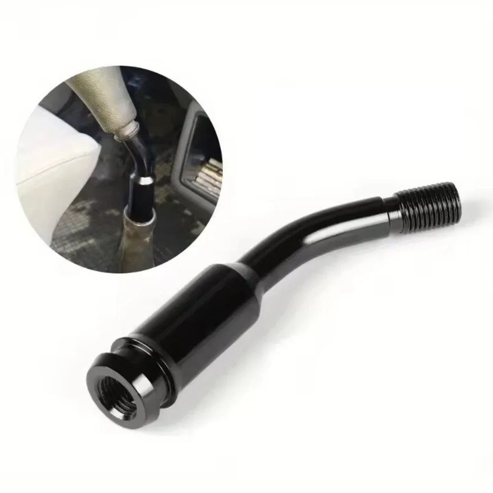 For M14*1 5 Gearshift Lever Extension 13CM Bent Short Shifter Aluminum Alloy For Automotive Transmission Upgrade