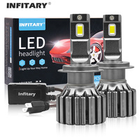 Infitary LED Auto Headlights CANBUS Bulbs Super Bright 30000LM Lamps H1 H11 H7 H4 9005 9006 9003 For Car Fog Lights Kits Lamps