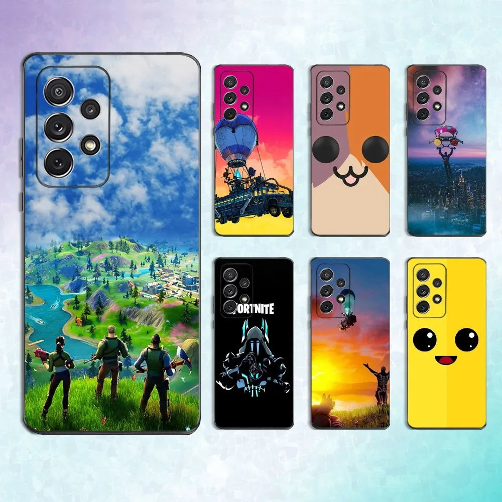 

Cool F-Fortnites Game Phone Case For Samsung S25,S24,S23,S22,S21,S20,S10,Ultra,Plus,Lite,FE,Soft Silicone Black Cover