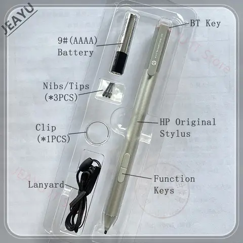 HP Original Stylus for HP ELITE x2 1012-G1/G2 Elitebook 1030/G2 HP ProBook x360 11 G3/G4 440 435 G7 2048 Levels Touch Pen