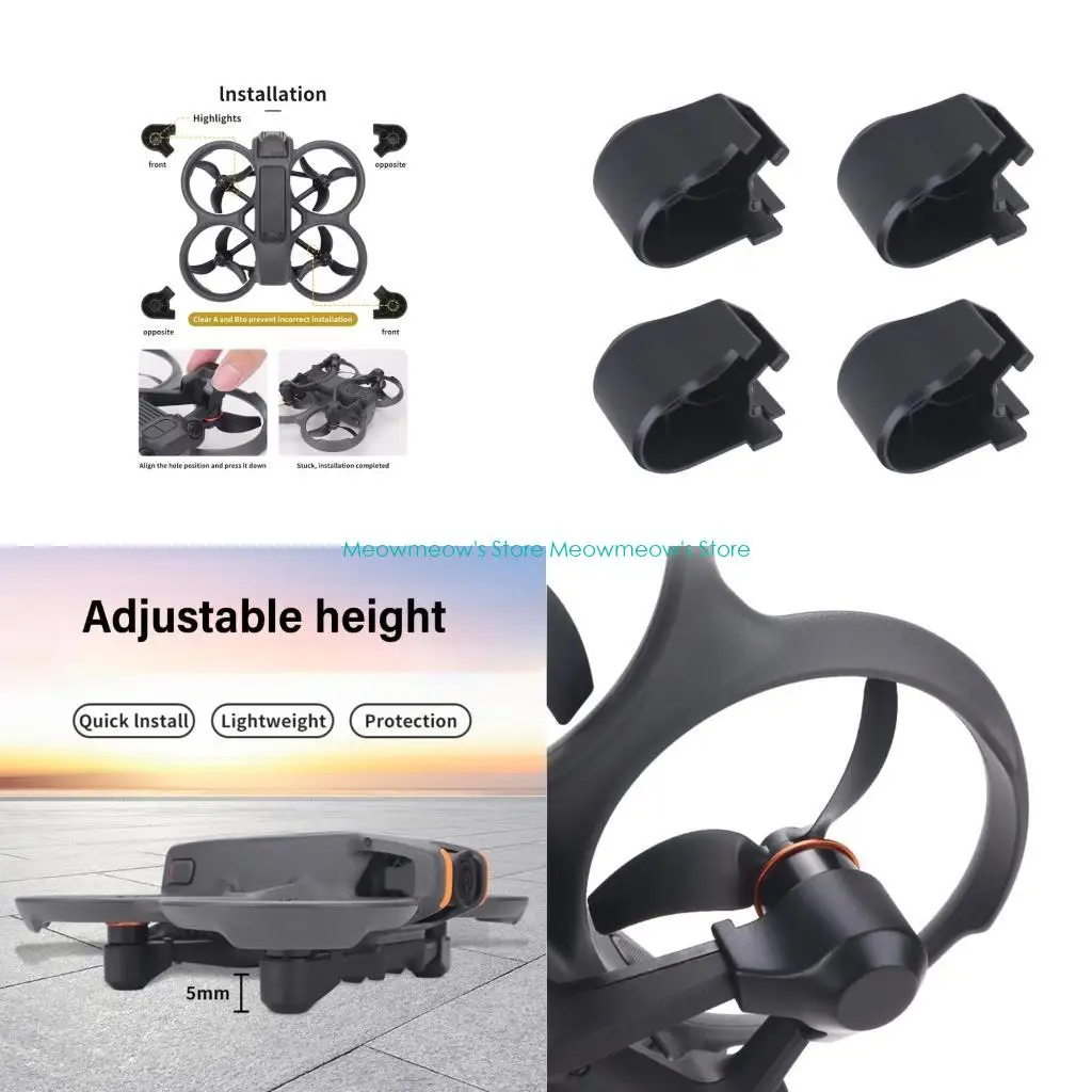 W91A امتدادات الهبوط مجموعة الساق ل Avata 2 أسفل الحامي تمديد دليل الخدش