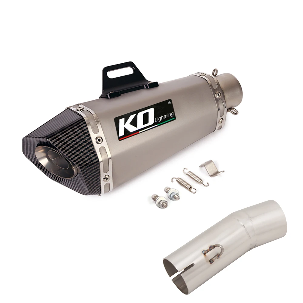 

Slip On For KYMCO Xciting 400 S400 2017-2025 Motorcycle Full Exhaust System Stainless Steel Front Link Pipe With DB Killer
