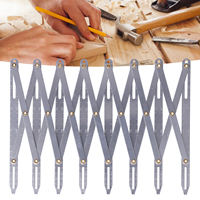 Guide Rule Expanding Aluminum Buttonhole Spacer Sewing Gauge for Window Curtain Drapery Button Holes Spacer Adults Dressmake