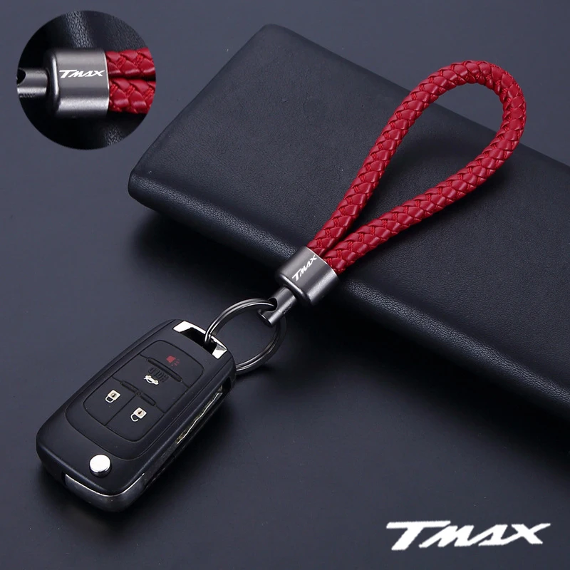 Keyring For Yamaha TECH MAX TMAX 500 TMAX 530 TMAX 560 All Yamaha TMAX Series High Quality Motorcycle Accessories Woven Keychain