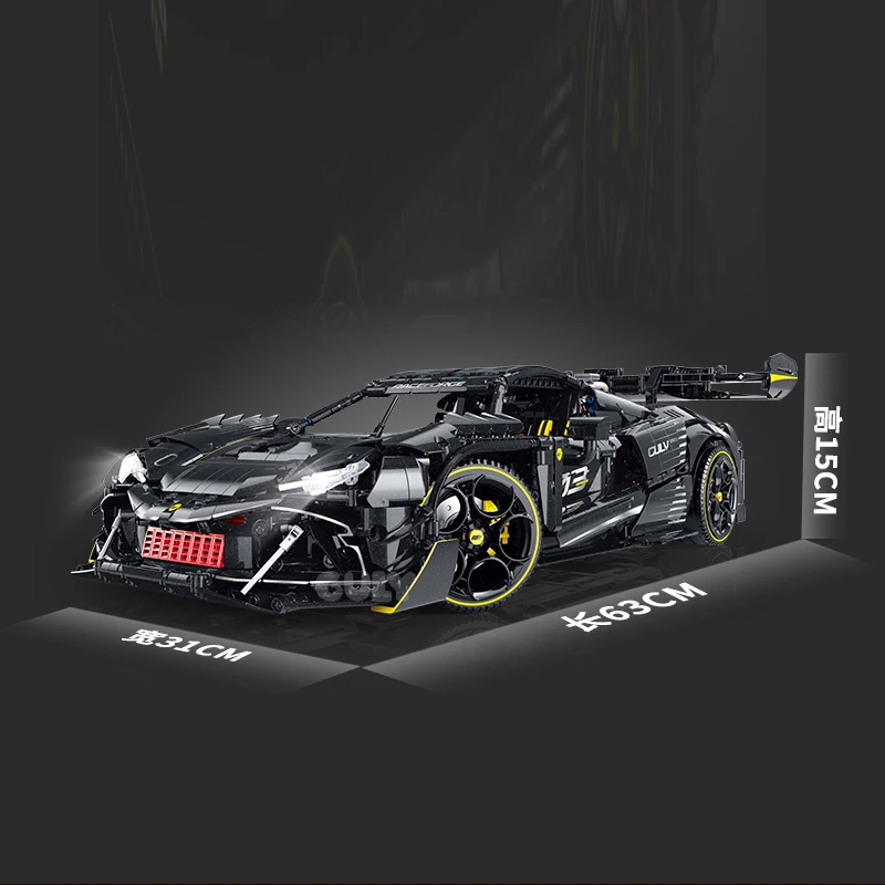 ในสต็อก 10627 MOCการวิเคราะห์ 1:8 กีฬารถ 296 Building Blocksชุดรถอิฐประกอบของเล่นเด็กคริสต์มาสชุดของขวัญ