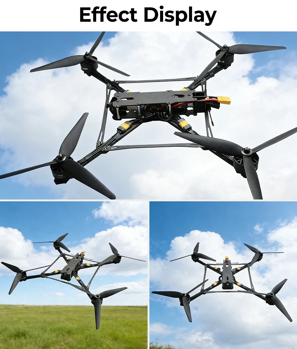 

Рама MARK4 FPV из углеродного волокна V3 Pro Kit, 13 дюймов (570 мм), 15 дюймов (680 мм), лучи 8 мм, легкая и прочная, для FPV фристайл-квадрокоптера