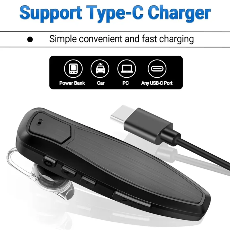 Excellent-For Baofeng Walkie Talkie Wireless Bluetooth PTT Headset For Baofeng Walkie Talkie Headset Hands-Free K Plug Earpiece