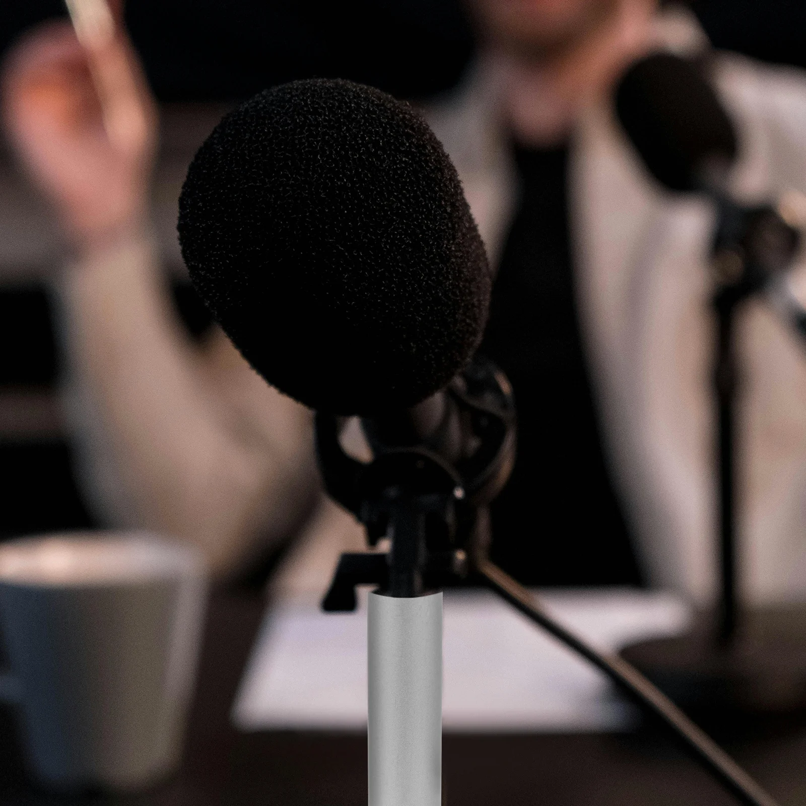 

1 Set Kit Sturdy Metal For Live Streaming Recording Singing Easy Install Mic Stand Extension Tube Microphone Extension Rod Desk