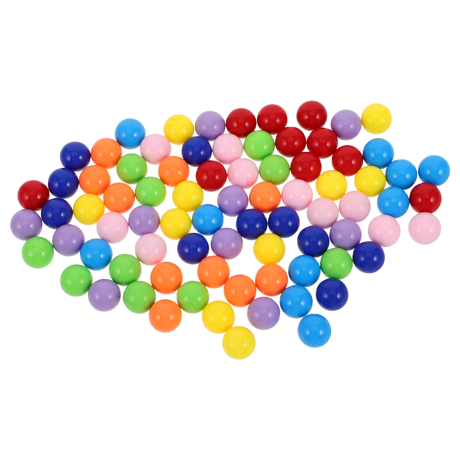 Perles de jeu colorées de remplacement, 80 pièces, pour le développement de jeux de Puzzle de bureau, balles de jeu en plastique, jeu éducatif