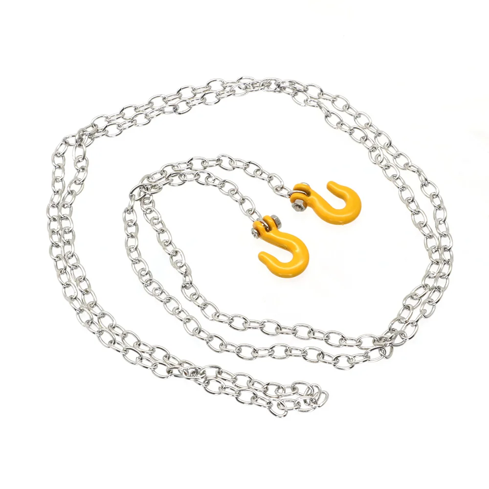 RC Crawler Auto Metall Simulation Rettung Abschlepphaken Zugseil Kette für 1/10 Traxxas Trx4 Defender Bronco Axial Scx10 90046