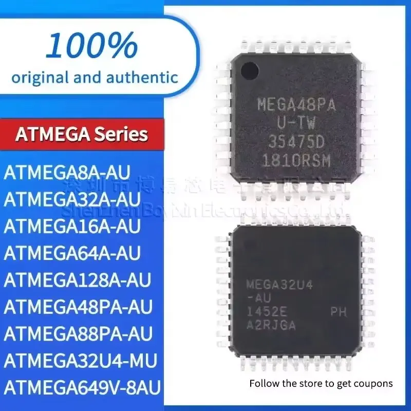 

1pcs NEW ATMEGA64A ATMEGA16U2 ATMEGA32A ATMEGA16A ATMEGA8A ATMEGA8L ATMEGA328P ATMEGA88A ATMEGA32A ATMEGA32L-8AU ATMEGA32-16AU