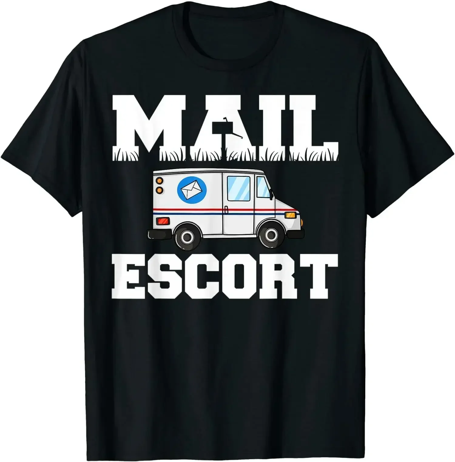 Postal Service Mailman US Postman Worker Summer Cotton T Shirt Men Casual Short Sleeve Tees Tops Dropshipping