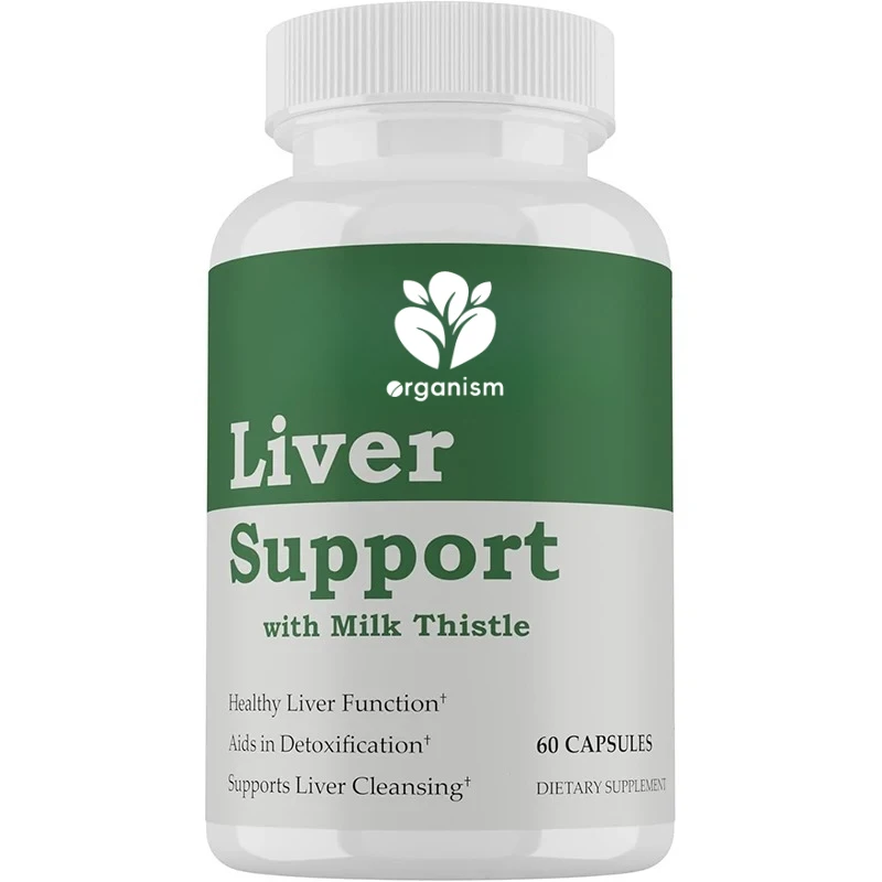 

Liver support supplement - containing milk thistle, dandelion root, Korean thistle extract, choline, turmeric -60 capsules