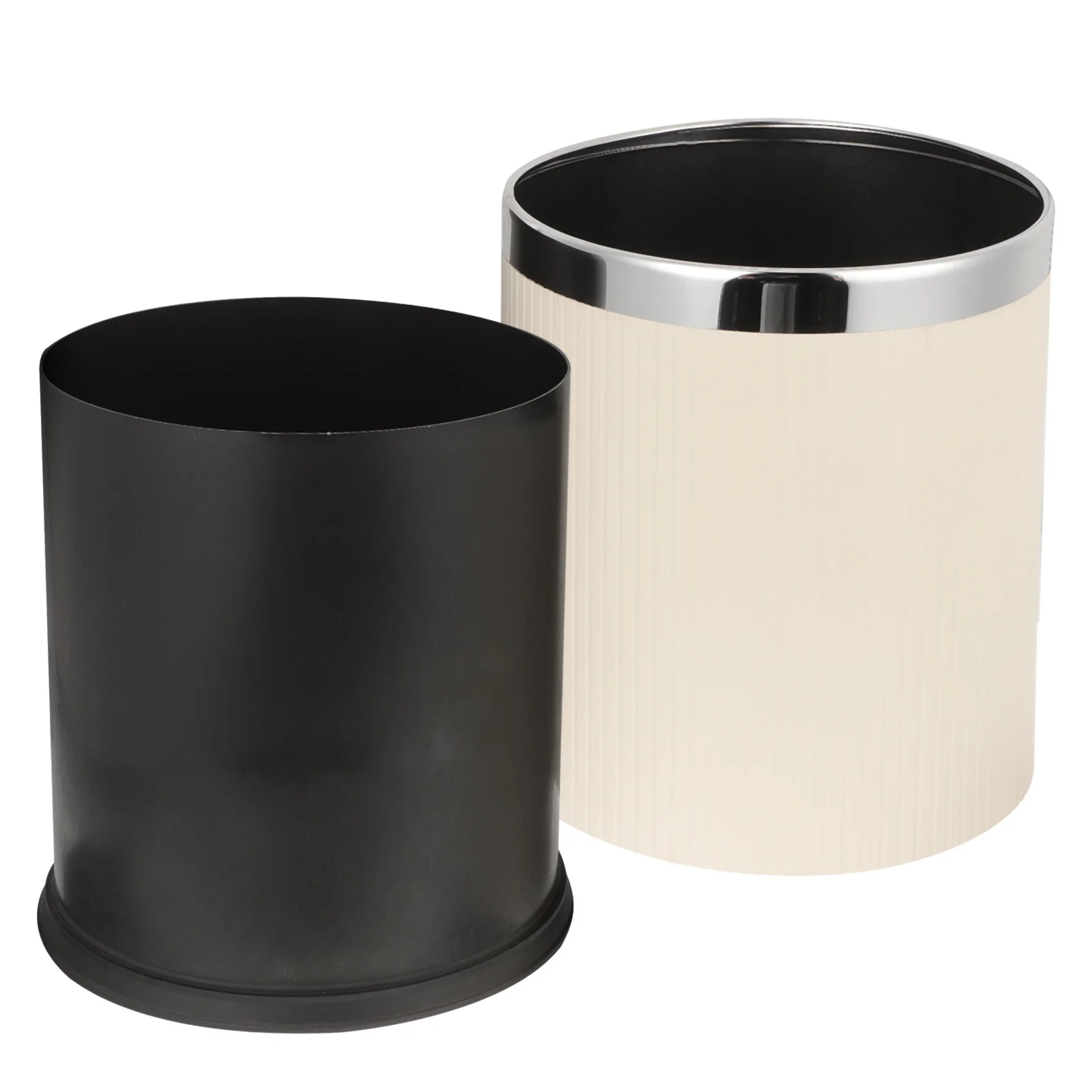 

Retro Trash Bin Small Waste Basket For Bathroom Household Garbage Can Multi-Function Bucket Office Bedroom Kitchen Use