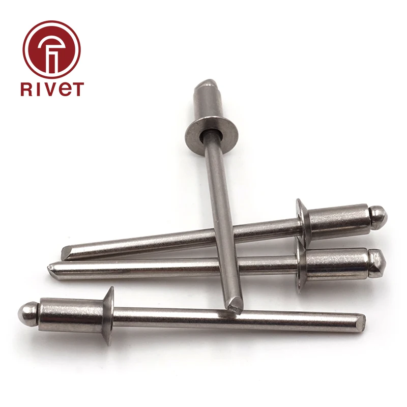 Rivets ISO 15984 M3.2M2.4M3 Stainless 304 Steel Blind Rivets Open End Countersunk Head Rivets Decorative Rivets
