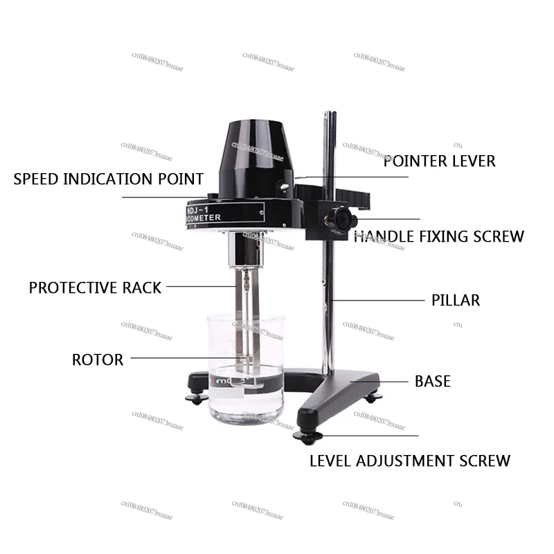 

High-precision Viscometer Viscometer Viscosity Test Portable NDJ-1 Handheld Viscometer Tester