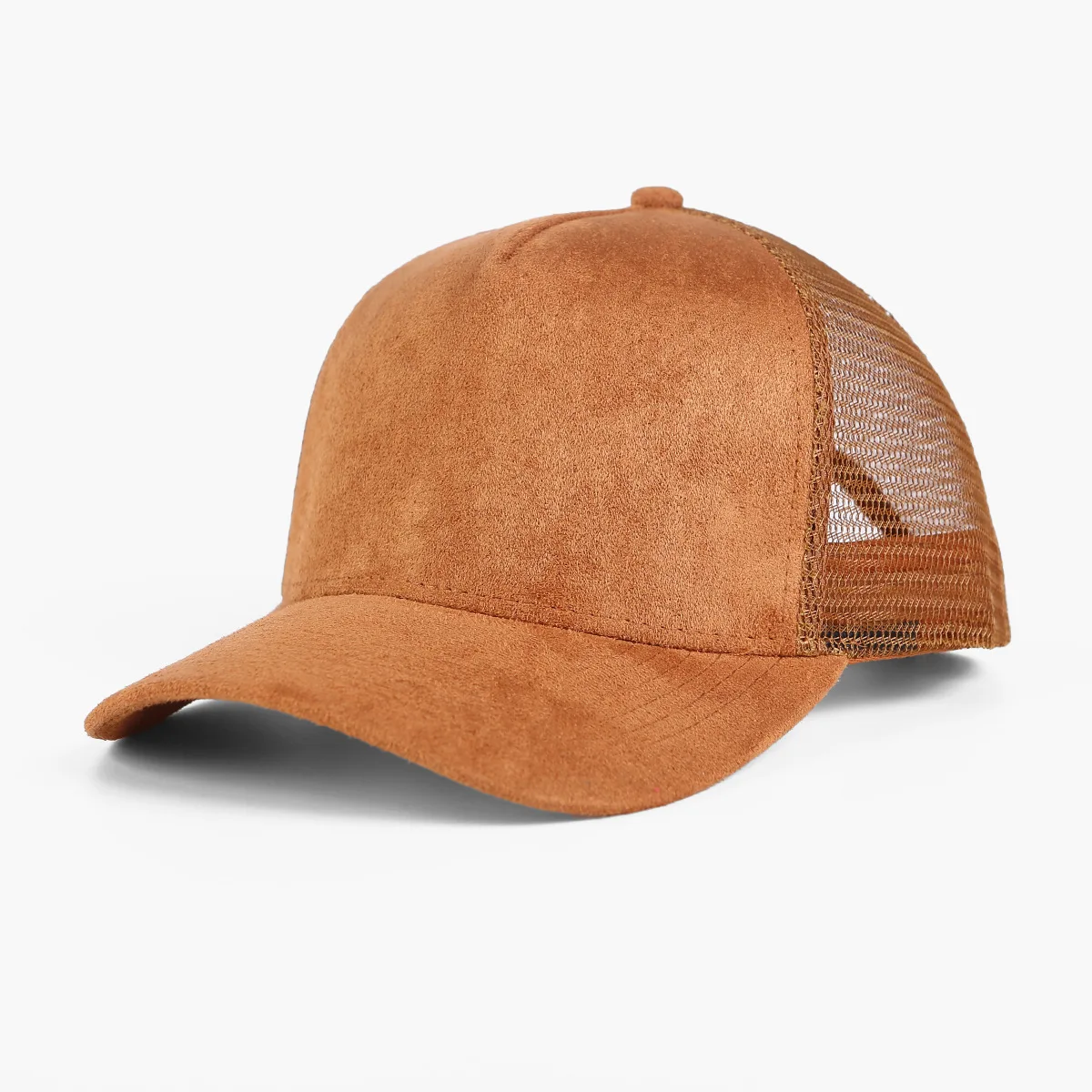 1 Stück Baseballkappe für Herren 5-Panel Mesh Wildleder Trucker Hut Damen Frühling Sommer Outdoor Sportmützen Einfarbige Gorros – Detail 9