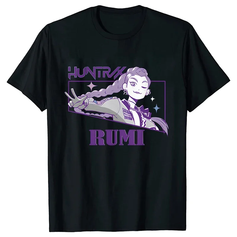 

Hunters Anime Graphic Tops Aesthetic Clothes Print Women T-Shirt Harajuku Fashion Streetwear Tees Demon Aesthetic Clothes Casual