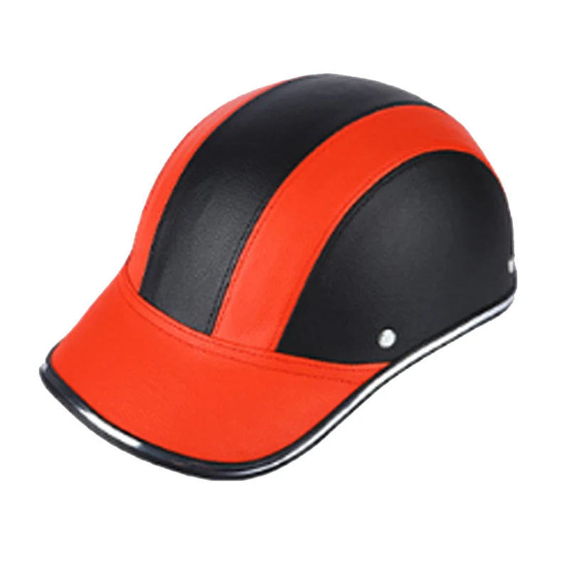 Casco da moto per donna bici da uomo Open Face mezzo casco attrezzatura per adulti bicicletta Scooter berretto da Baseball stile cappello di sicurezza UV