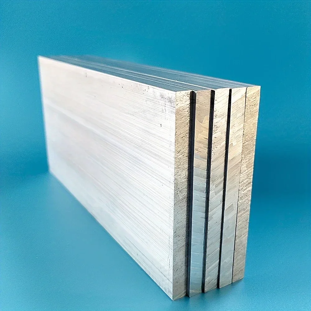 프리미엄 6061 알루미늄 합금 평판 - 두께 8mm, 너비 3.94인치, 길이 7.87인치 - CNC, 밀링 및 선반 기계용