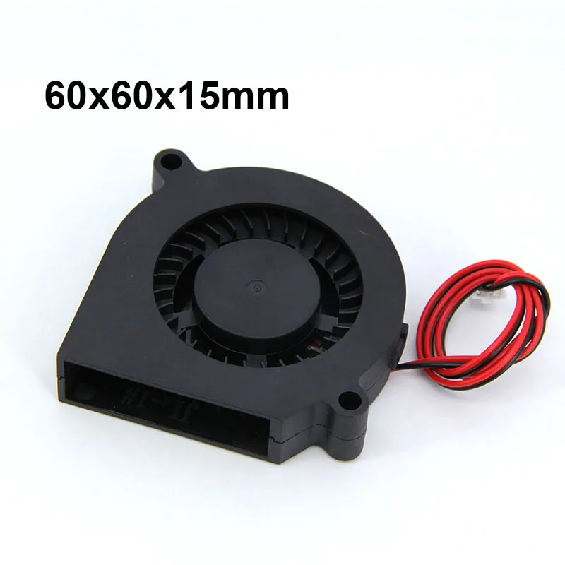 60mm DC 5V 12V 24V  Turbo Blower Cooler Fan Brushless 2PIN 60x60x15mm 6cm Cooling For Computer PC CPU Case 3D printer