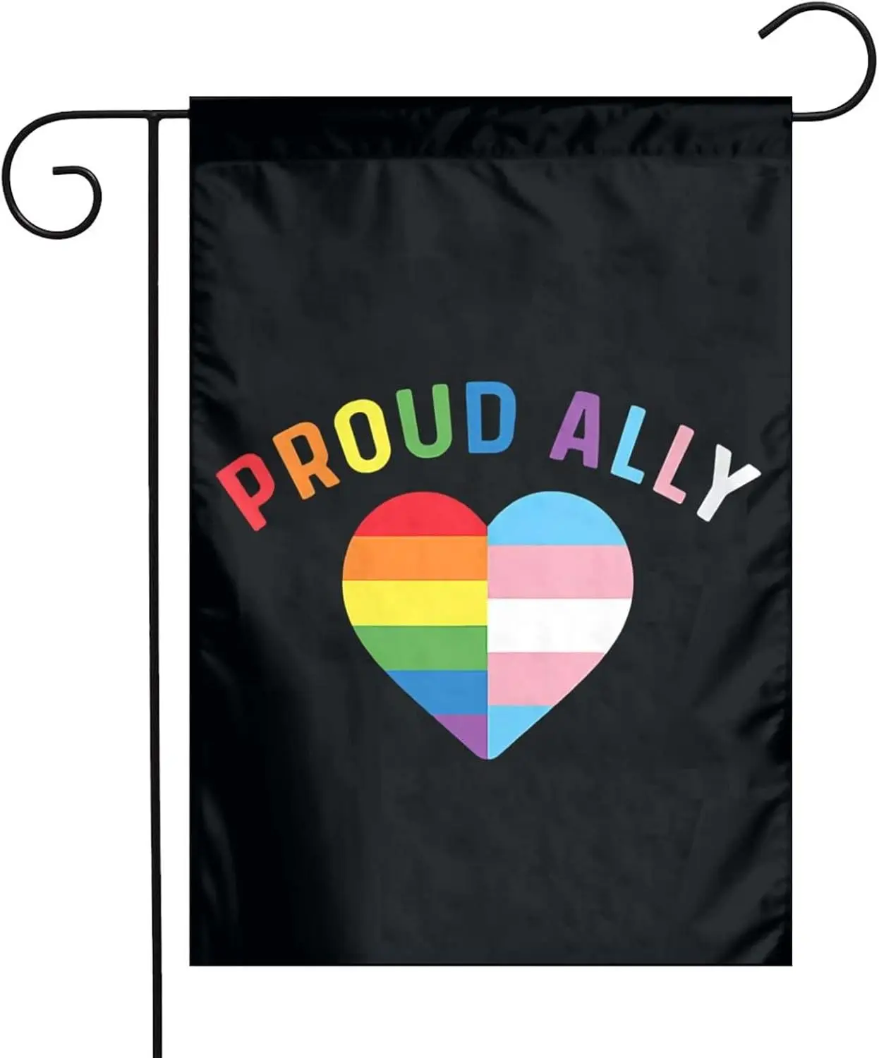 Pride Month Lgbtq Gay Pride Ally Garden Flag Perfect Decoration Yard 12x18 Inch Double Sided Outdoor Decoration Party Farmhouse