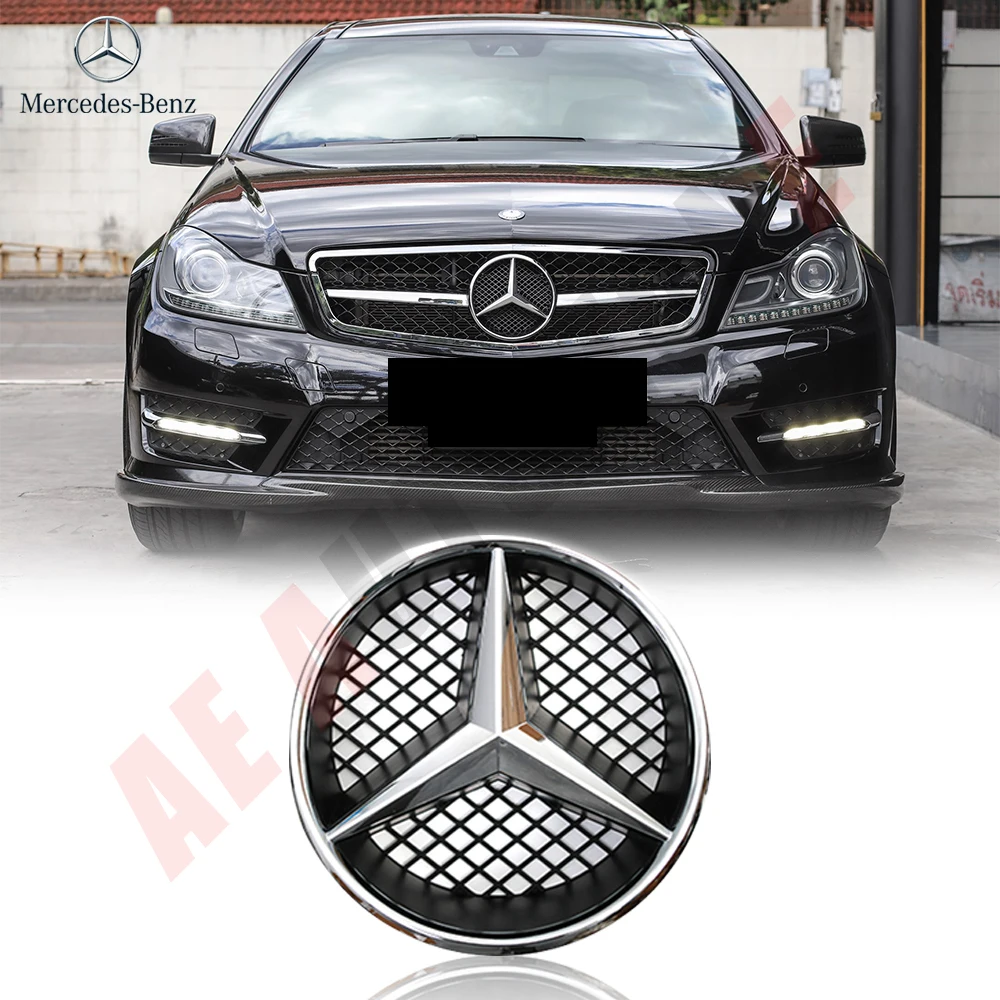 

Front Grille Star Emblems Logo For Mercedes Benz B W245 C W204 C300 C250 GLK X204 GLK300 GLK350