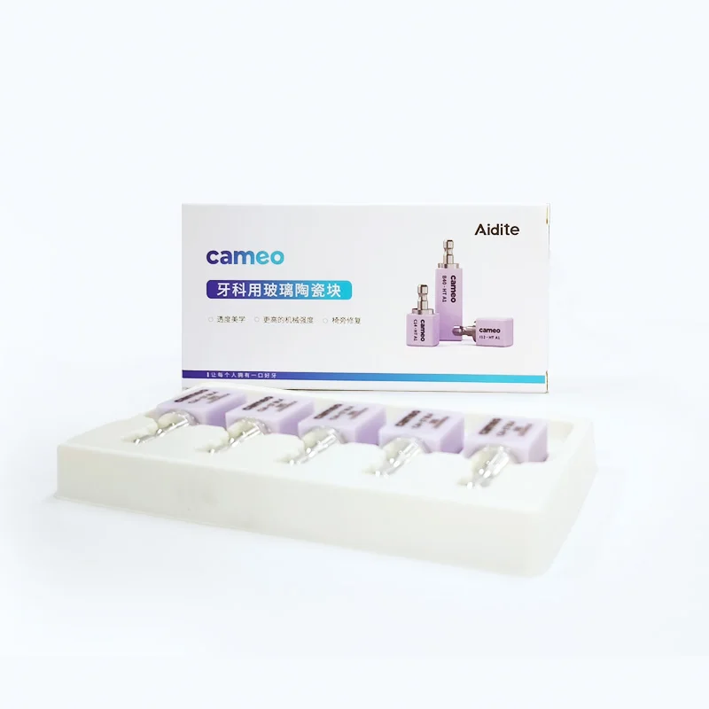 Aidite Cameo 5 шт./кор. C14 CAD/CAM литиевые дисиликатные стеклянные керамические блоки, материалы для стоматологической лаборатории в продаже